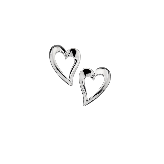 Rae's Silver Heart-Shaped Jewellery Set